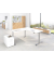 Sitz-Steh-Schreibtisch VXDSM, elektrisch h&ouml;henverstellbar, 127cm (H), graphit / silber