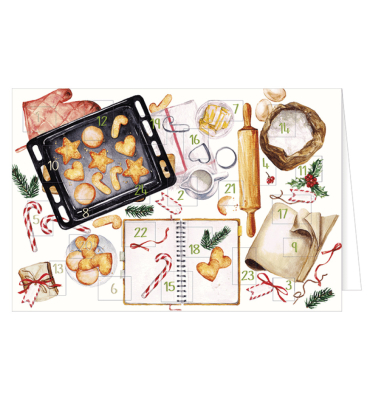 Adventskalenderkarte