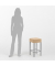 Hocker 1113 08 30 488 myCUBUS, beige, bis 120kg