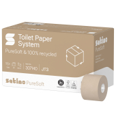 Toilettenpapier PureSoft 307140, 2-lagig, softbeige, 724 Blatt/Rolle,