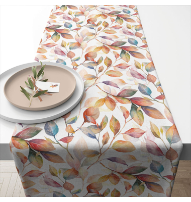 Tischl&auml;ufer 40x150cm bunte Bl&auml;tter