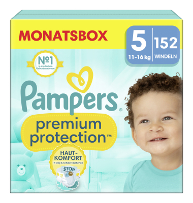 Windeln Premium Protect Junior, Gr&ouml;&szlig;e 5 (11-16 kg)