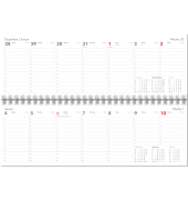 Schreibtischquerkalender 59810, 1 Woche / 1 Seite, 30,5x10,5cm (quer), 2027