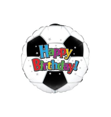 Folienballon Football Birthday 46 cm