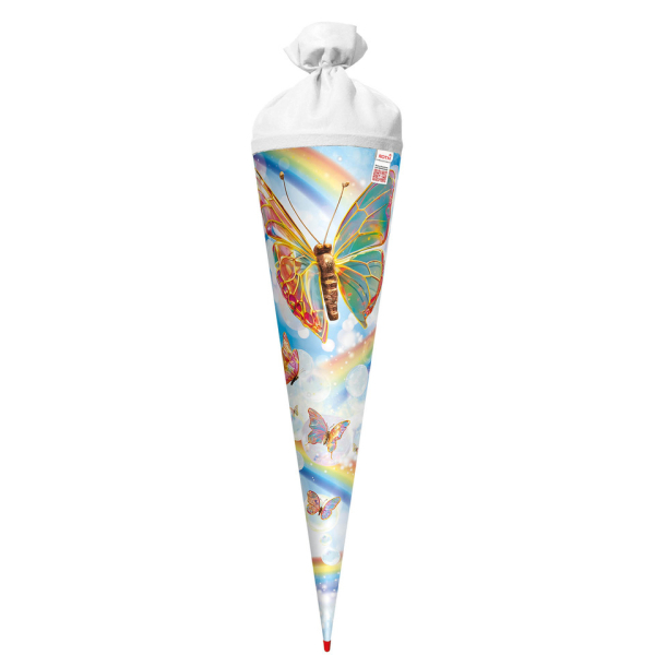 Roth Schultüte 677536, Rainbow Butterfly, 70 cm, rund 4028279795034 Roth