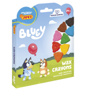Wachsmalstifte Bluey, BL948-JV, farbig sortiert, B&auml;rengesicht, -