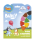 Wachsmalstifte Bluey, BL948-JV, farbig sortiert, B&auml;rengesicht, -