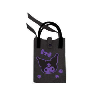 Umh&auml;ngetasche Kuromi schwarz