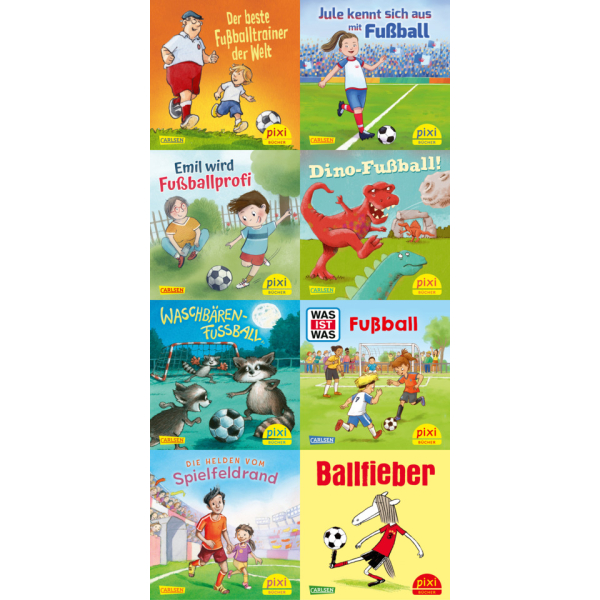 64 Stück Carlsen Bilderbuch Pixi im Fußballfieber  Carlsen