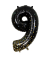 Folienballon Zahl 9 Black & Gold 86 cm