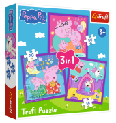 Puzzle 3in1 Peppa Pig