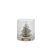Windlicht 691047010998 Weihnachtsbaum bunt 