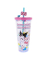 Trinkbecher m.Halm und Glitter Sweets
