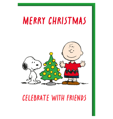 Weihnachtskarte  Snoopy