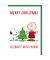 Weihnachtskarte  Snoopy