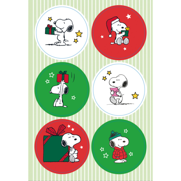 Braun und Company Weihnachtsetikett Snoopy Big Present 4014995963666 Braun und Company