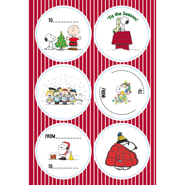 Braun und Company Weihnachtsetikett Snoopy Xmas Home 4014995964472 Braun und Company