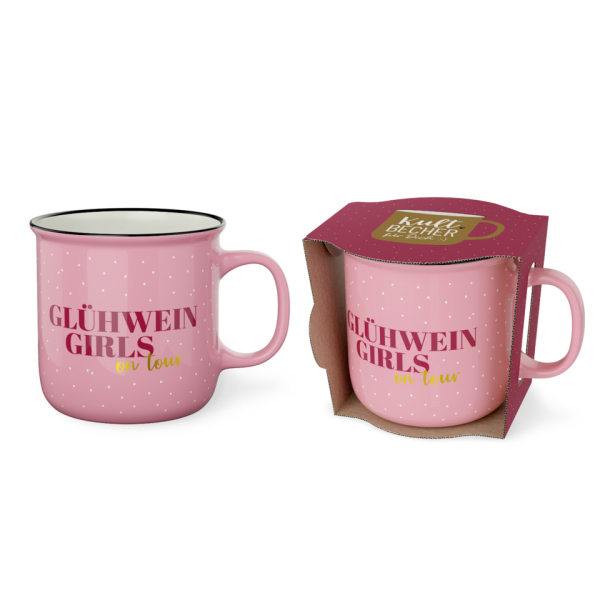 LA VIDA Weihnachtlicher Kaffeebecher Girls Schöne Weihnachtlicher  4027268366408 LA VIDA