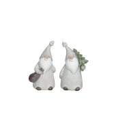 Weihnachtlicher  Nikolaus sortiert 6x4xH10,5cm