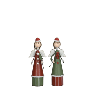 Weihnachtlicher  Engel 2 Mod. 8x5,5xH21,5cm