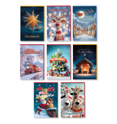 Weihnachtskarte 3D Magic sortiert