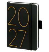 Buchkalender V Book A6 schwarz