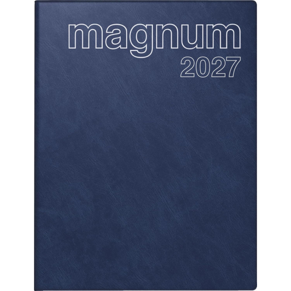 Rido Buchkalender 70-27 042 387, Magnum, dunkelblau, 1 Woche / 2 Seiten, 18,3x24cm (ca A5), 2027 4003273794986 Rido