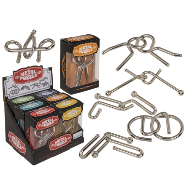 Geduldspiel Metall sortiert