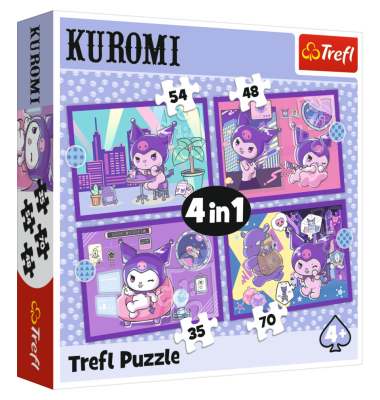 Puzzle 4in1 Day with KuromiHello Kitty