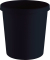 Papierkorb the green german H6405895, 18 Liter, rund, schwarz