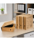 Archivbox 96900NA, A4, braun, innen 28,5x7,5x32cm (TxBxH), Wellpappe