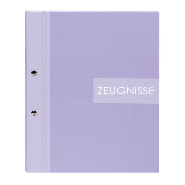 Goldbuch Zeugnismappe Zweiklang 36 013, flieder ohne, A4, 12 Hüllen 4009835360132 Goldbuch