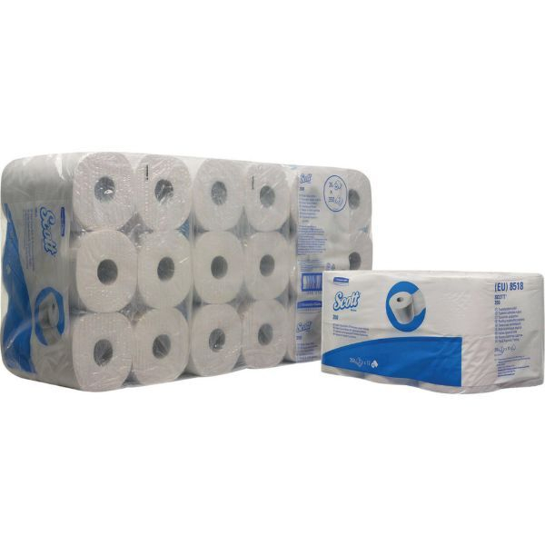 Scott Toilettenpapier  8518, weiß, 350 Blatt, 5027375040351 Scott 36 Stück