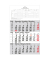 Dreimonatskalender 55980, 3 Monate / 1 Seite, 300x490mm (HxB), 2026*, 2026