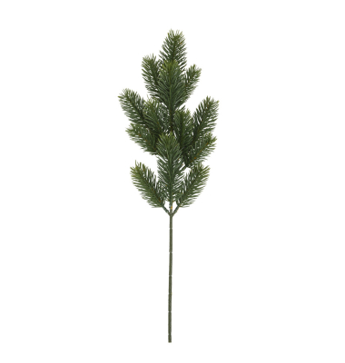 Weihnachtlicher  Dekozweig Tanne gr&uuml;n