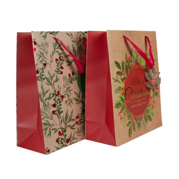 12 Stück Donau Geschenktasche 57698, Zweige, 260mm x 320mm 9004546576983 Donau