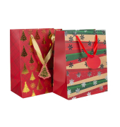 Geschenktasche 58649, Baum/Flocke, 230mm x 180mm