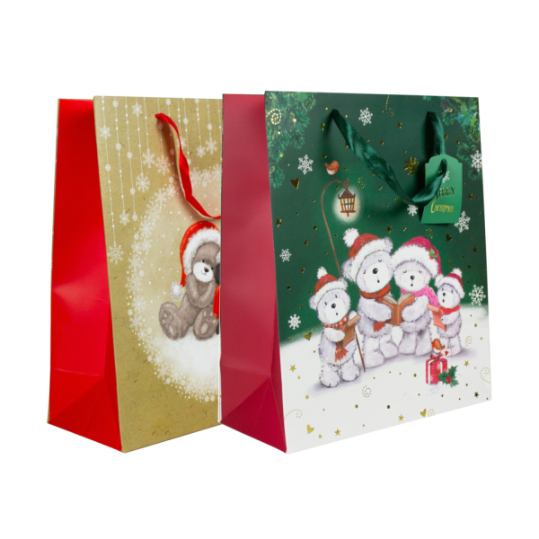 12 Stück Donau Geschenktasche 58652, Kind Teddy, 260mm x 320mm 9004546586524 Donau