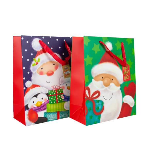 12 Stück Donau Geschenktasche 58679, Kind Santa, 260mm x 320mm 9004546586791 Donau