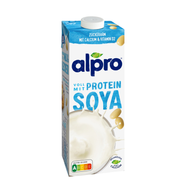 Sojadrink Original 2822488004, 1,8% Fett, laktosefrei, vegan, 1 Liter, im Tetrapack