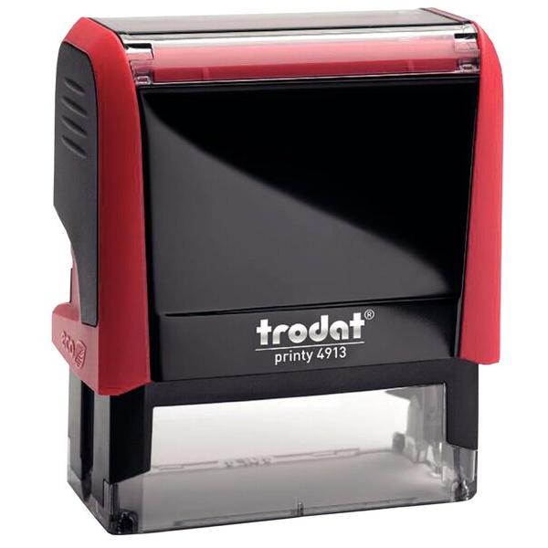 Trodat Textstempel Printy 6 Zeilen, 58x22mm rot 4255704332605 Trodat