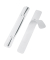 Heftstreifen 2802000, 2x15cm (BxL), Kunststoff mit Kunststoffdeckleiste, wei&szlig;