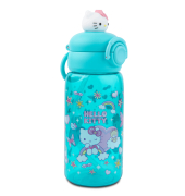 Trinkflasche Hello Kitty mit Figur mint