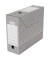 Archivbox Tric 100333274, A4, grau/wei&szlig;, Wellpappe