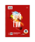 Collegeblock 044335020 Kleinformat, Muster, Lineatur 22 / kariert mit Rand innen, A5, 70g, grau, 80 Blatt