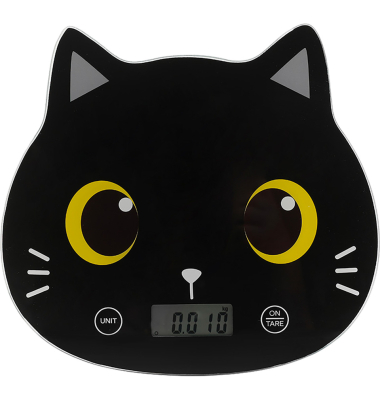 Küchenwaage Cats schwarz