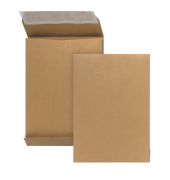 Faltentaschen Posthorn 00014060, C5, ohne Fenster, haftklebend, 30mm-Falte, 110g, braun