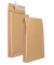 Faltentaschen 307500, E4, ohne Fenster, haftklebend, 40mm-Falte, 140g, braun