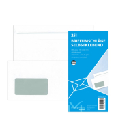 Briefumschlag 30002375, Din Lang, mit Fenster, selbstklebend, 72g, wei&szlig;