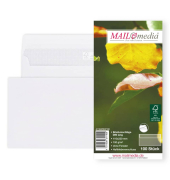 Briefumschlag 30001835, Din Lang, ohne Fenster, haftklebend, 100g, wei&szlig;